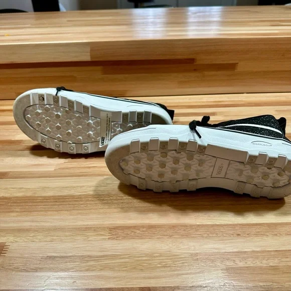 VANS Sentry Sk8-hi Wc High Tops (glitter Black/White) Women Black Size 8.5 - Picture 7 of 8